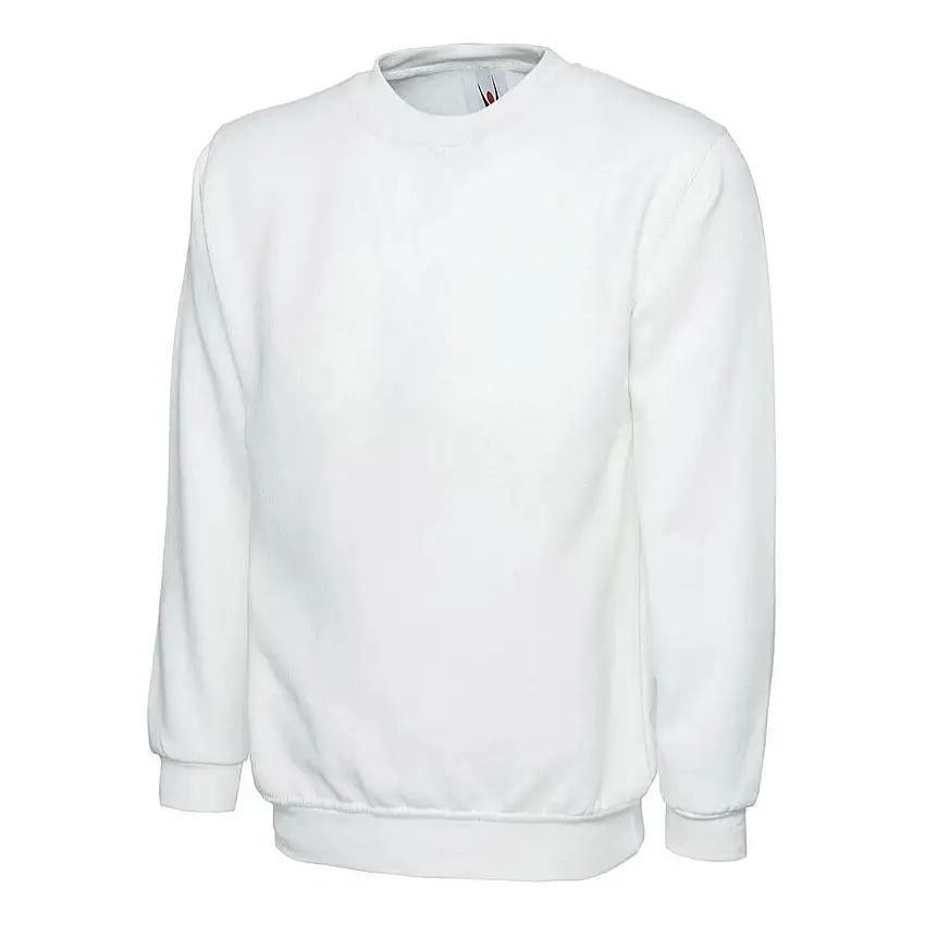 Uneek UC203 SWEATSHIRT -WHITE- (L)
