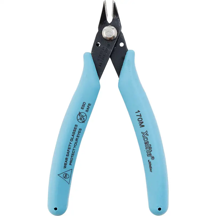 Xcelite Cable Cutters, Max Cut Capacity 0.8mm, Bi-Material, 127mm Overall Length, Insulated