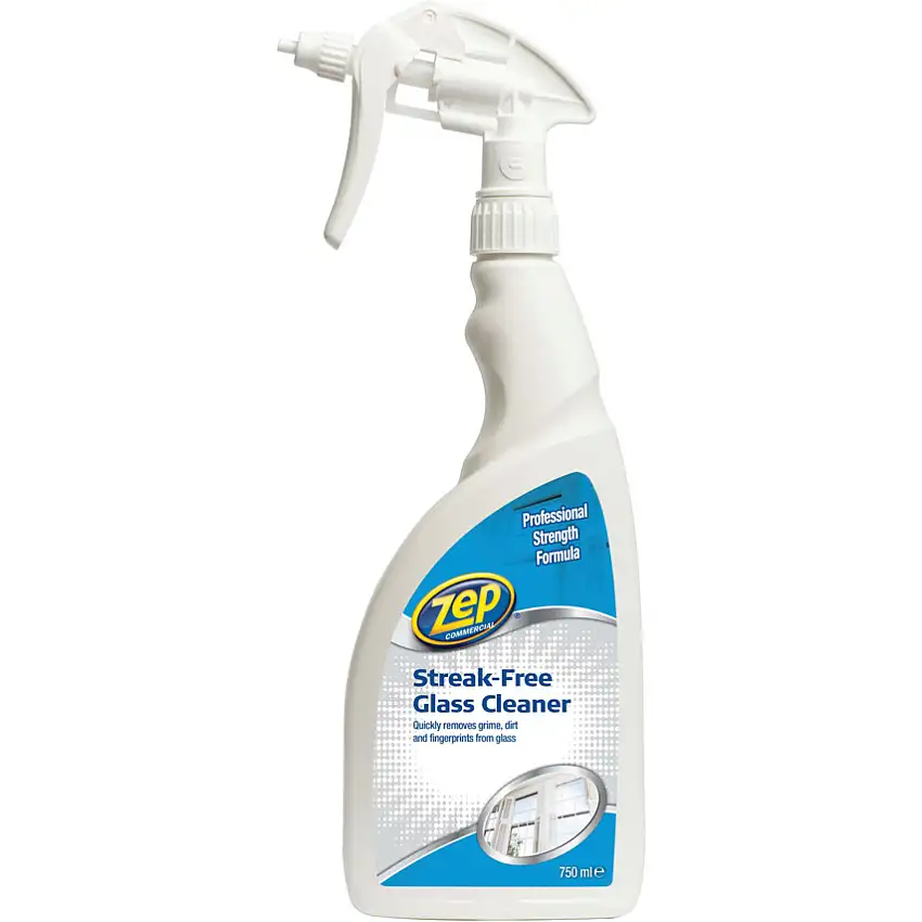 Zep Commercial Glass Cleaner, 750ml, Spray Bottle