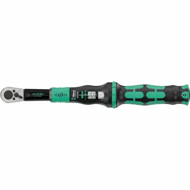 Wera 05075691001 Click-Torque Lock A 6 Torque Wrench Adjustable Torque Lock Function Reversible Ratchet Clockwise Torque Operation 2.5-25 nm