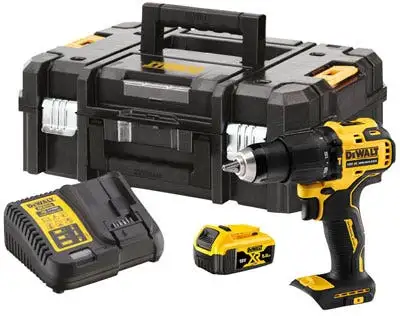 DeWalt 18V Combi Drills with 1 x 5Ah Battery, Charger and TSTAK Kit Boxes