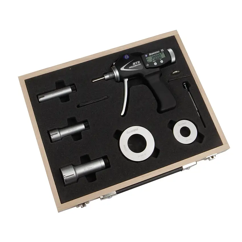 1/4-3/8" Bluetooth IP67 Pistol Grip Three Points Bore Gauge Sets - SXTHI-BT Series (Bowers)