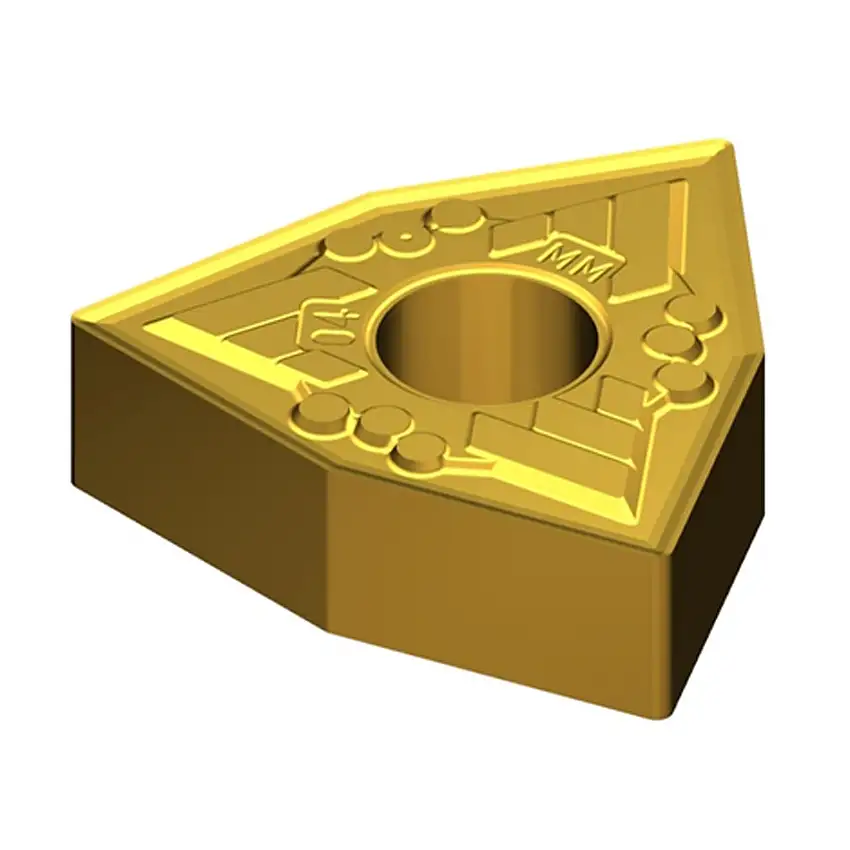 WNMG080404-MM-YG211, Carbide Turning Inserts, YG211 Grade (Universal Turning of Stainless Steel & Exotics), MM Medium Chipbreaker (YG-1)