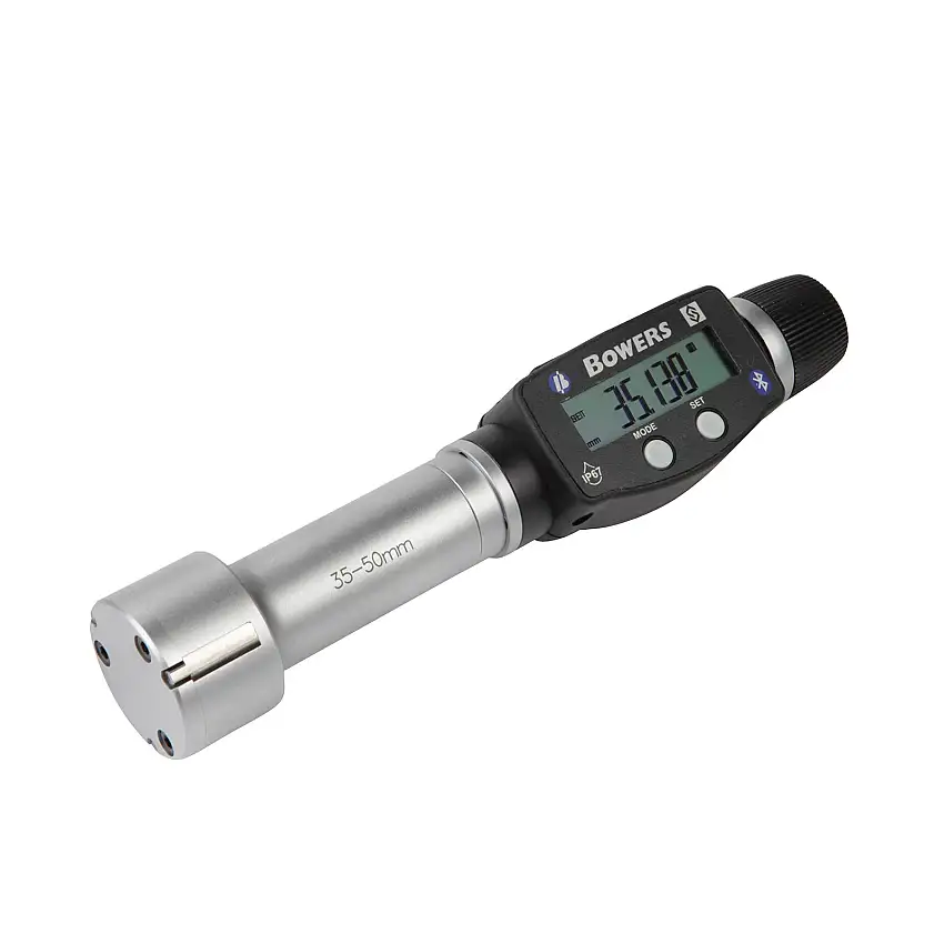 0.2-0.25" Bluetooth IP67 Three Point Digital Bore Micrometer - XTDI-BT Series (Bowers)