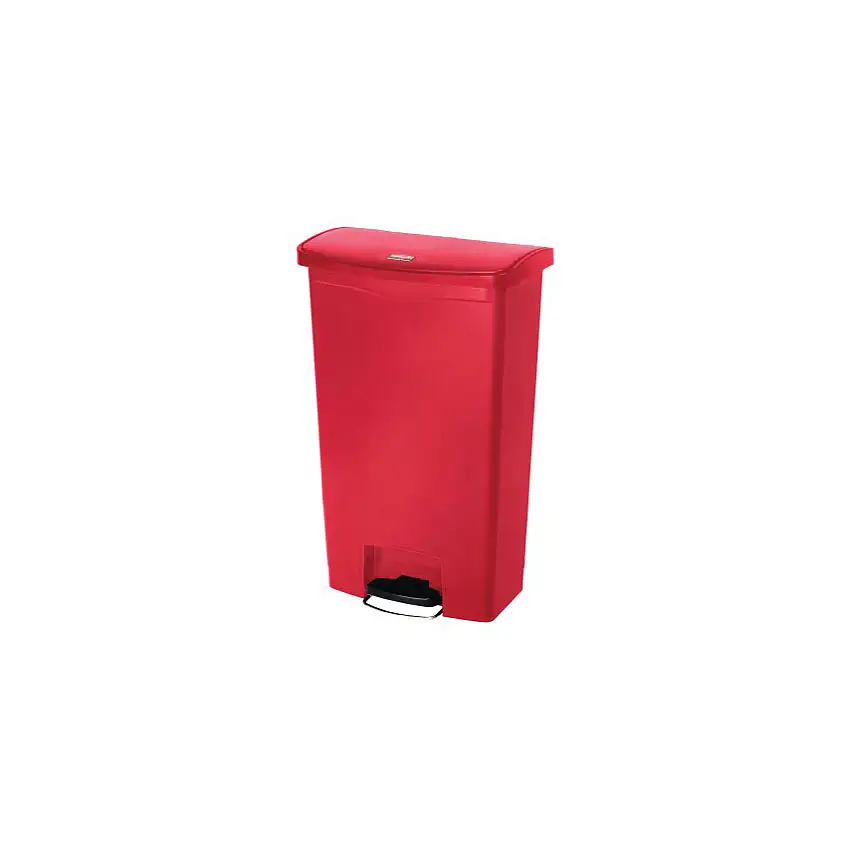 Rubbermaid 18G/68L Step-On Container Red